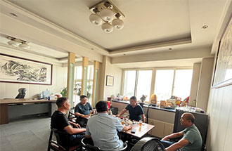 9月9日，中鐵十七局領(lǐng)導蒞臨我司實地考察交流